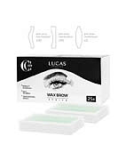 Набор восковых полосок для коррекции бровей WAX BROW STRIPS, CC Brow, 25 шт